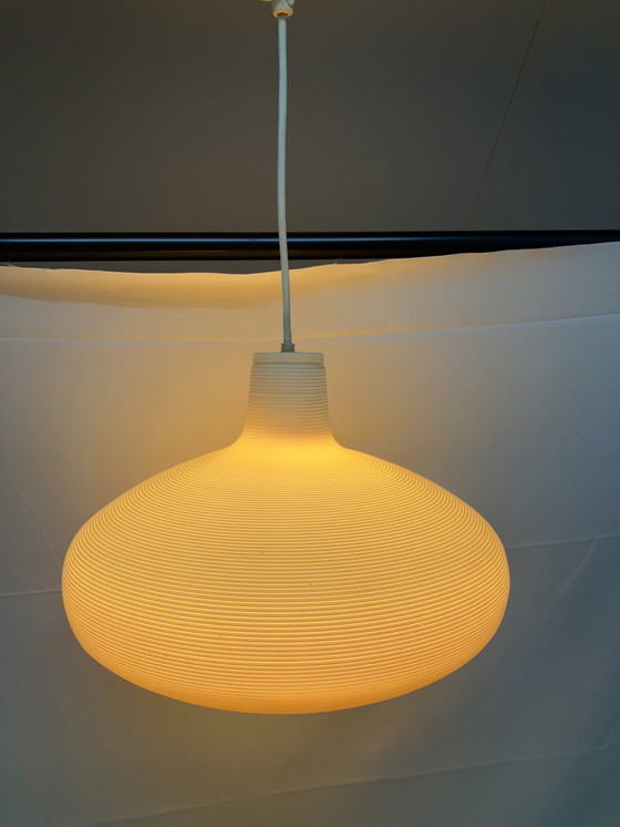 Image 1 of Vintage jaren 60 Rotaflex hanglamp met originele plafondkap!