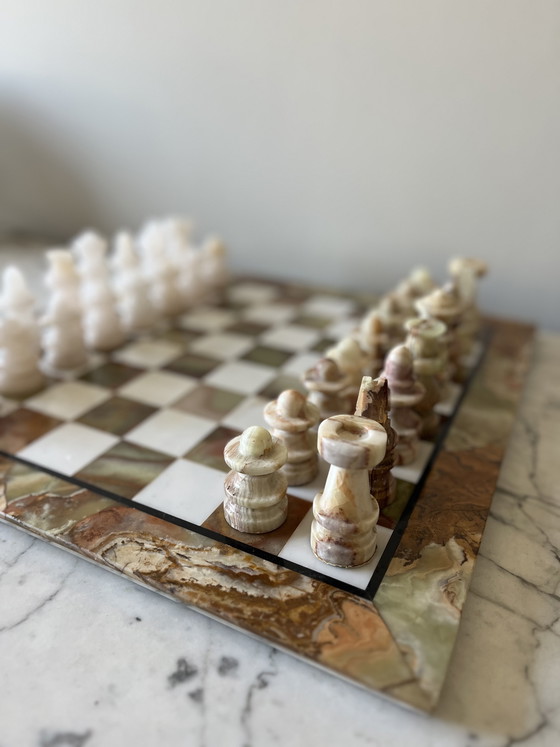Image 1 of Grande scacchiera vintage in onice