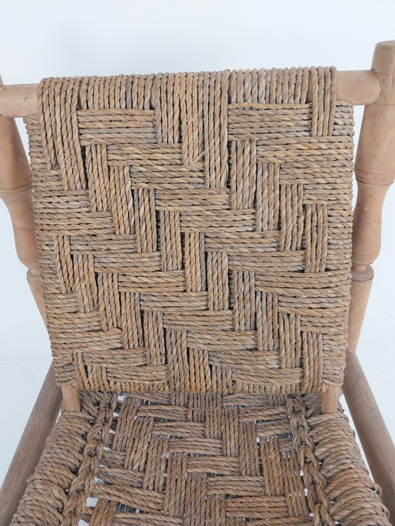 Image 1 of 1 x Silla de cuerda Audoux y Minet años 70