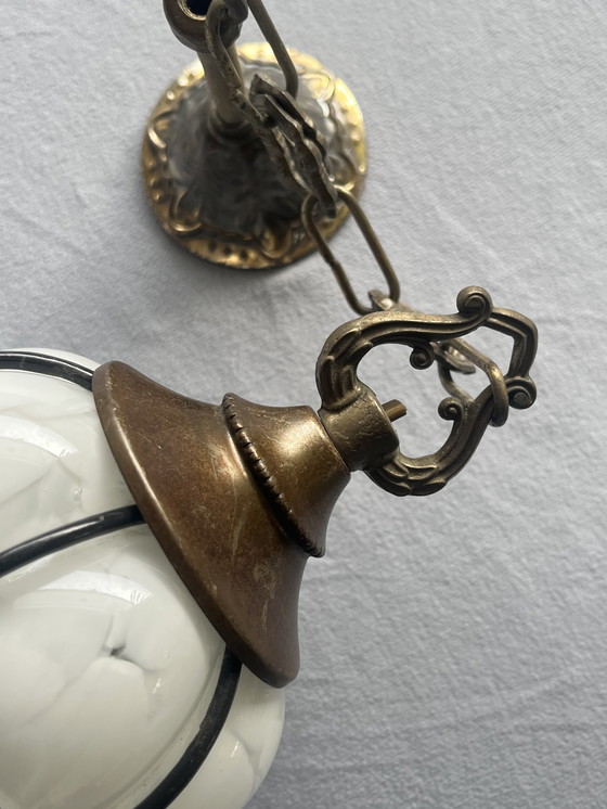 Image 1 of Venetian opaline lamp Murano