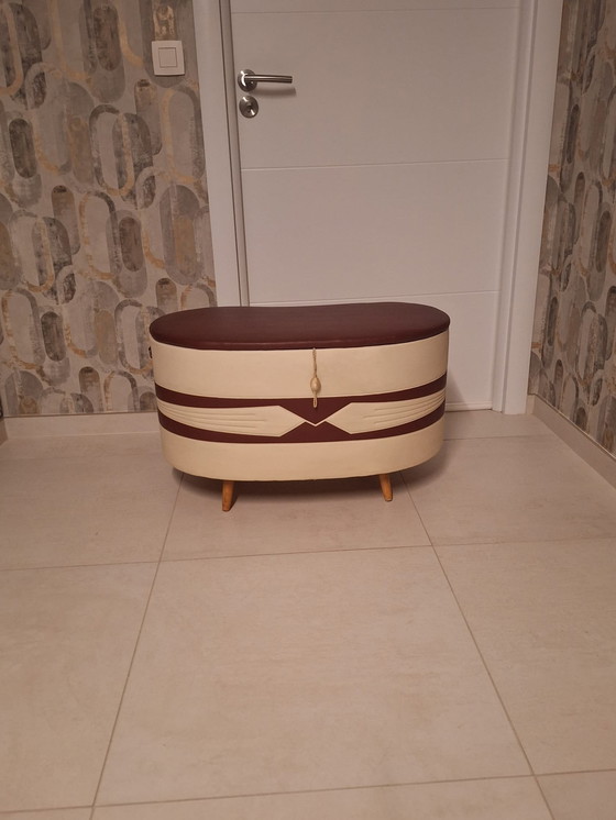 Image 1 of baule portaoggetti anni '50