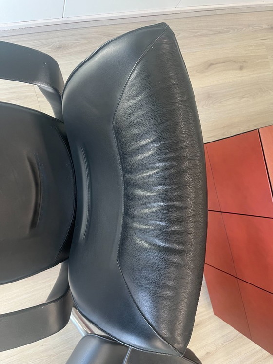 Image 1 of 2x Poltrona Frau „Brief Meeting“ Design-Bürostühle – Emilio Ambasz – Italienisches Design