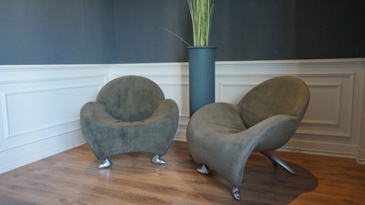 2x Leolux Papageno chair