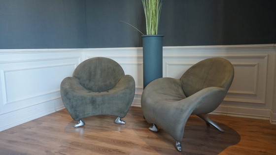 Image 1 of 2x Leolux Papageno stoel