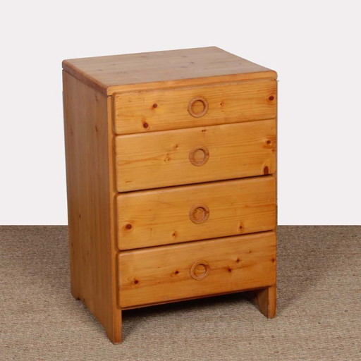 Pine storage unit, selected by Charlotte Perriand for Les Arcs, 1960