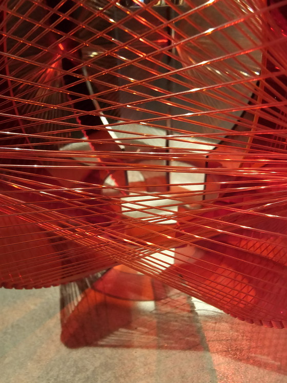 Image 1 of Paul secon? Futuristic space-age pendant lamp made of plexiglass and nylon thread