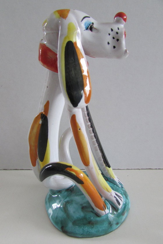 Image 1 of Ciacci, Italië: keramieken beeldje van een hond