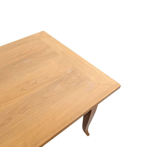 Table de salle à manger vintage en chêne avec tiroir, rustique de ferme, Ligne Roset (photo 10 sur 10)