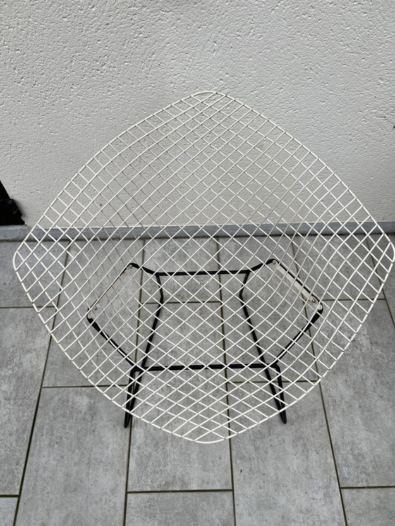 Image 1 of 5 Bertoi Diamond Knoll Armchairs