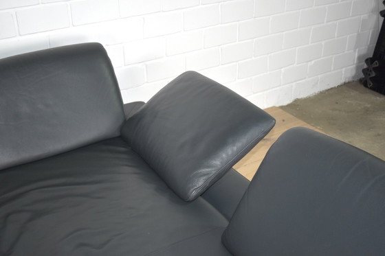 Image 1 of Ledersofa Loop Willi Schillig Mit Hocker Ledercouch Schlafsofa Couch Sofa Ecksofa