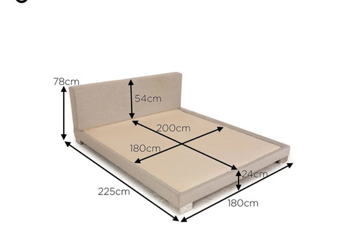 Ligne Roset bed Anna 180x200