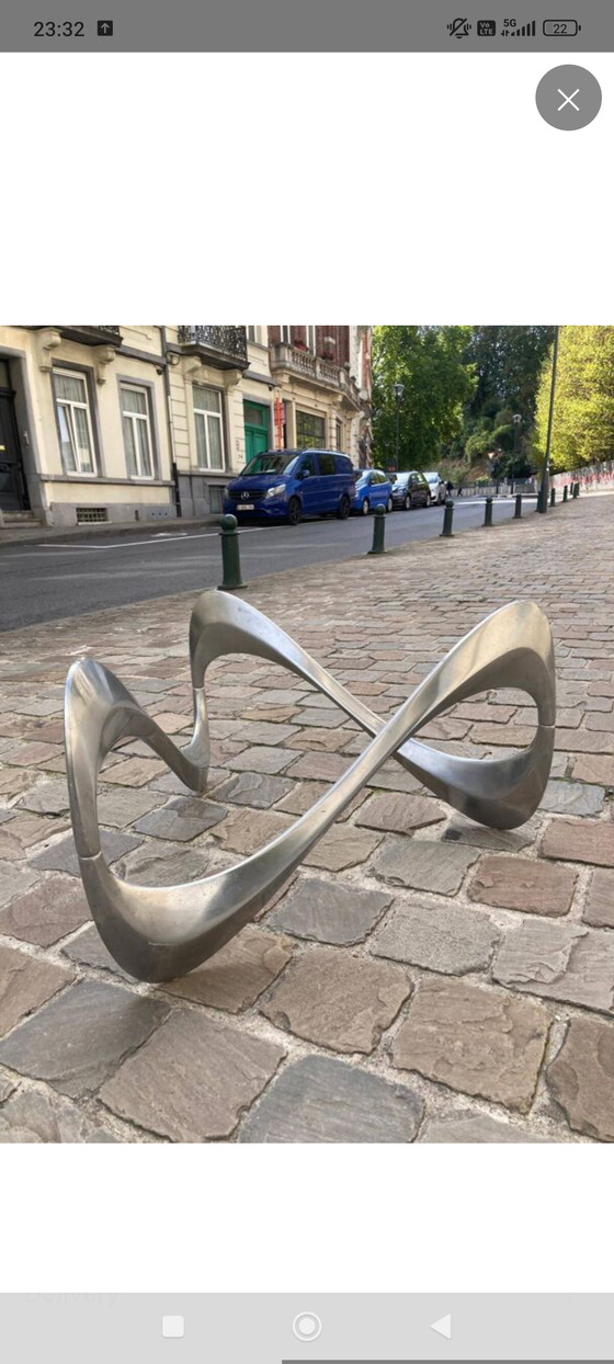 Image 1 of Snake Table by Knut Hesterberg for Ronald Schmitt