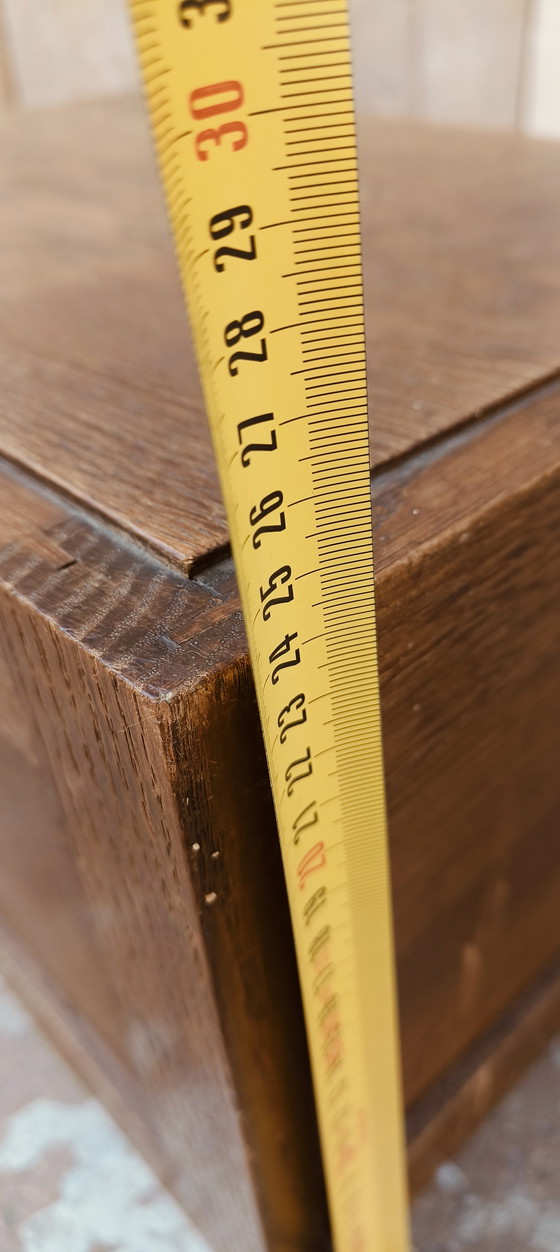 Image 1 of Mobile schedario da scrivania vintage in legno anni '20 New Objectivity