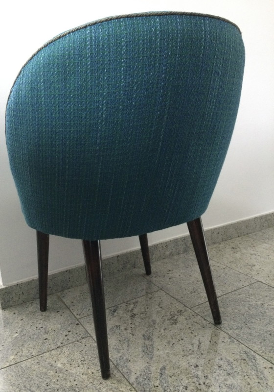 2 schwedische Retro-Sessel – Dunlopillo, Textile, Wood (photo 5 of 6)
