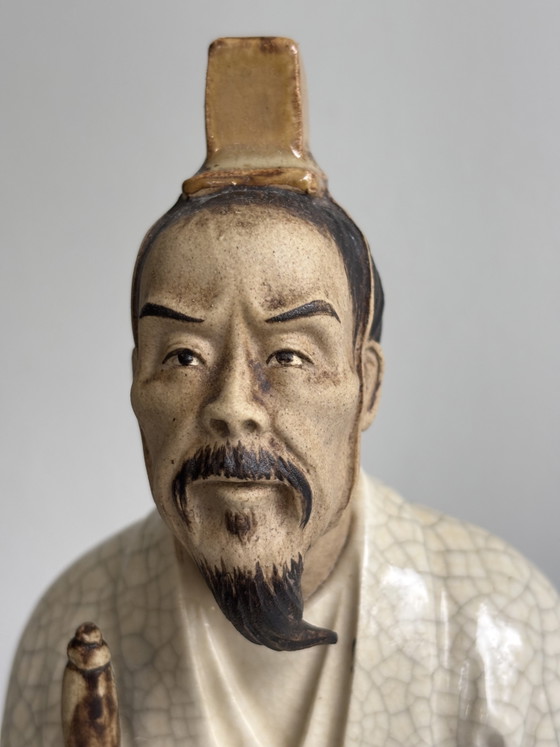 Statuetta vintage in ceramica Shiwan proveniente dalla Cina – Oggetti decorativi, Wood (photo 11 of 13)