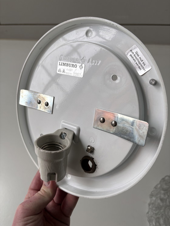 Image 1 of Vintage Glashütte Limburg - plafondlamp - A637