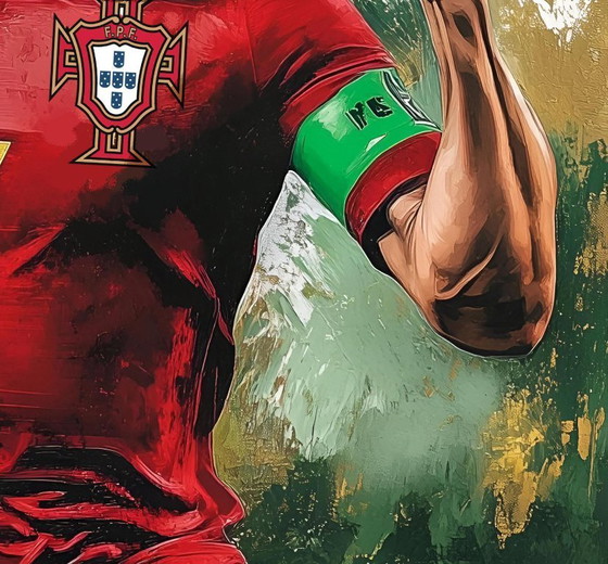 Image 1 of Alberto RICARDO - Cristiano Ronaldo 06 - Tela d'artista