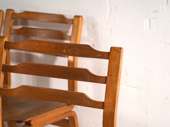 Chaises anciennes en hêtre et contreplaqué moulé – Europe Centrale, circa 1960 #S3 (photo 17 of 40)