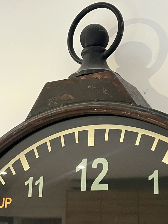 Image 1 of Wandklok Extra Groot Industriële Stijl