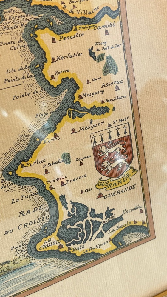 Image 1 of Vintage Atlantic OCEAN GOLD SCHEDA PIEGATA