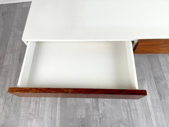 Image 1 of Console basse vintage style spatial/milieu du siècle