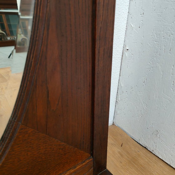 Image 1 of Specchio antico da camino rurale, taglio sfaccettato a specchio