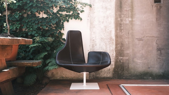 Image 1 of Moroso Fjord feauteuil en poef 1 set