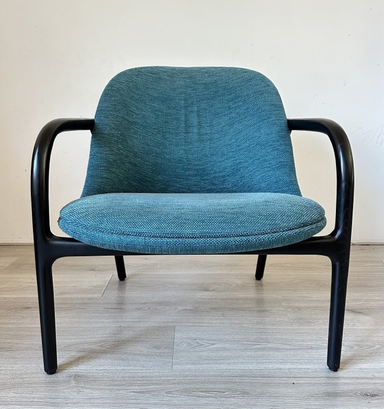 2x Artisan design Armchairs PRICE PER PIECE – Wood, Textile (photo 2 of 10)