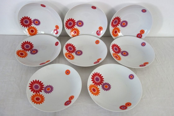 8 Seltmann Weiden West Germany 70's Deep Plates – Crockery, Porcelain (photo 2 of 10)