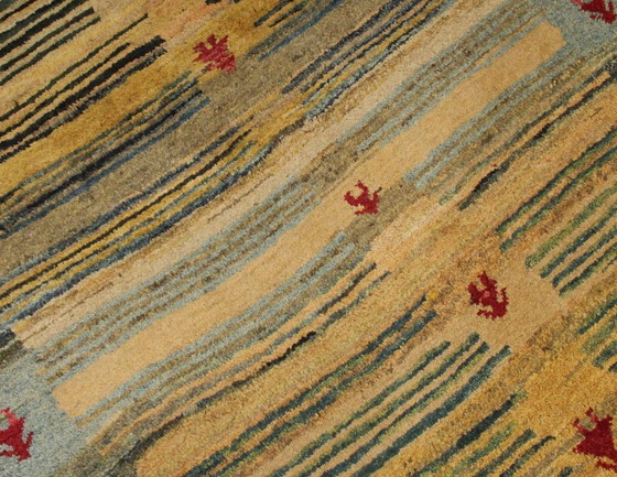 Image 1 of Original Persian carpet Gabbeh Ghashghai oriental carpet 154 cm x 111 cm old natural