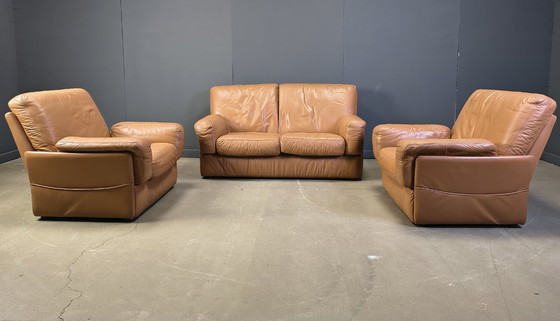 Image 1 of Set di divani vintage di Durlet, anni '80