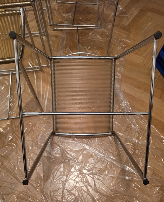 Set di 6 sedie originali "Spaghetti" (modello 101) di Giandomenico Belotti per Alias, anni '80. (photo 13 of 13)