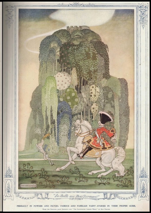 2 Prints by Kay Nilsen from "London Illustrated News" 1913 – giclee prints, Glass, Paper (photo 2 of 5)