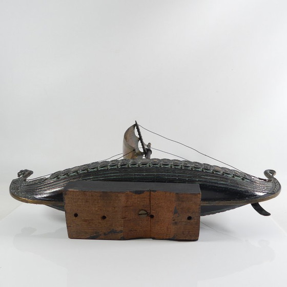 Image 1 of Drakkar Viking vintage Edward Aagaard 43 cm