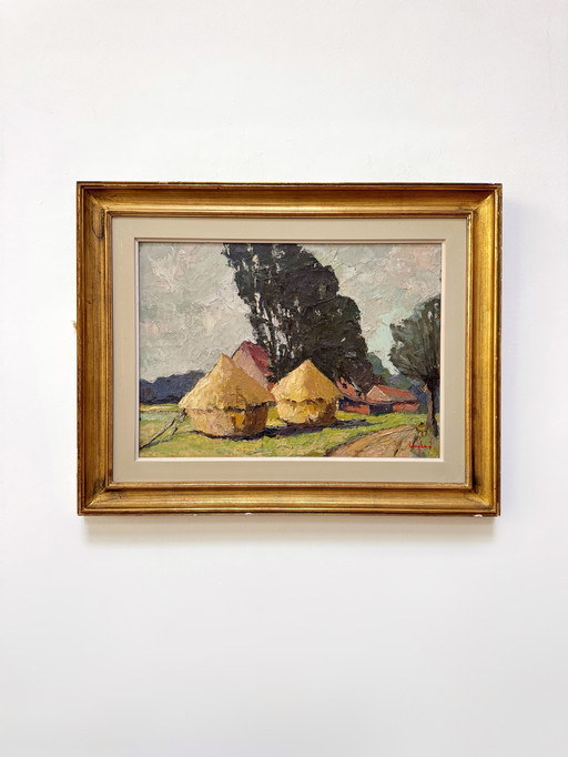 Woyts J. (XX) - Flemish school   Oil painting - Hand signed