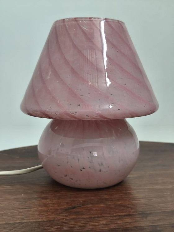 Murano Glas Pilzlampe 1970er – Tischlampen, Murano-Glas (photo 2 of 7)