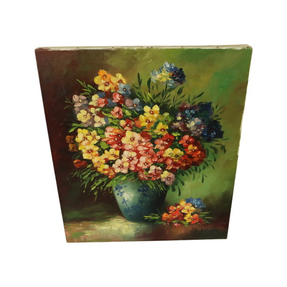 Image 1 of Bunte Blumen Stilleben Malerei