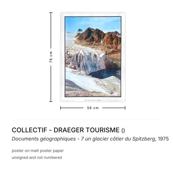 Image 1 of Kollektiv – Draeger Tourismus Geographische Dokumente – 7 ein Küstengletscher des Sp