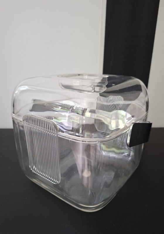 Secchiello Ghiaccio iGuzzini Trasparente Design Iconico Anni '80 – Accessori da tavola, Plexiglass, Chrome (photo 5 of 5)