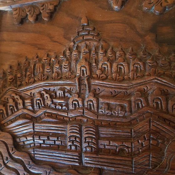 Art Deco naaidoos van Indiaas palissanderhout, Indonesië, jaren 1930 – Opbergkast, Wood (photo 3 of 11)