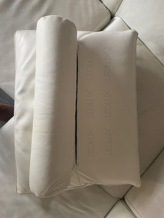 Image 1 of Leolux b-flat Ecksofa in Polarweiß.