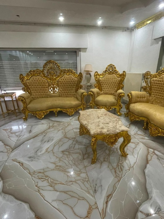 Image 1 of Soggiorno e sala da pranzo in stile barocco