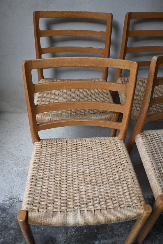 Danish Design Dining Chairs Niels Otto Møller Model 85 – Wood (photo 2 of 15)
