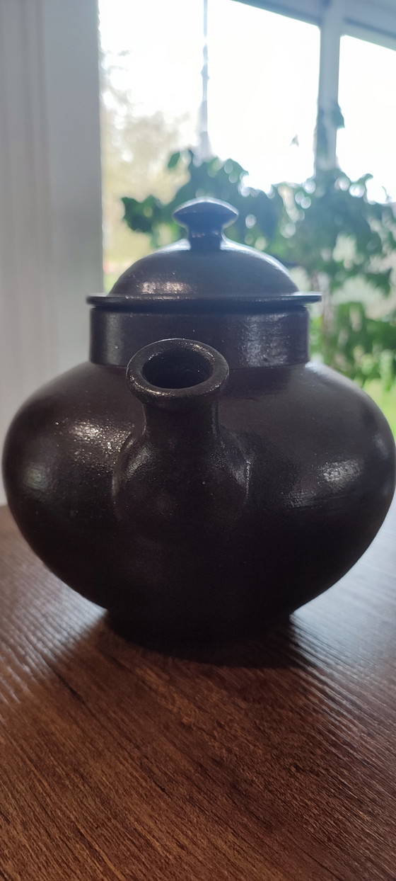 Image 1 of Tetera de gres vidriado Jean Dubost