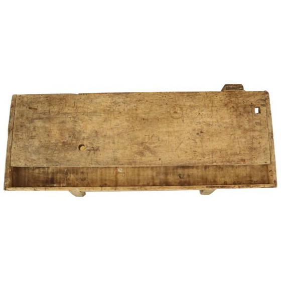Image 1 of Antiguo banco de trabajo de madera maciza