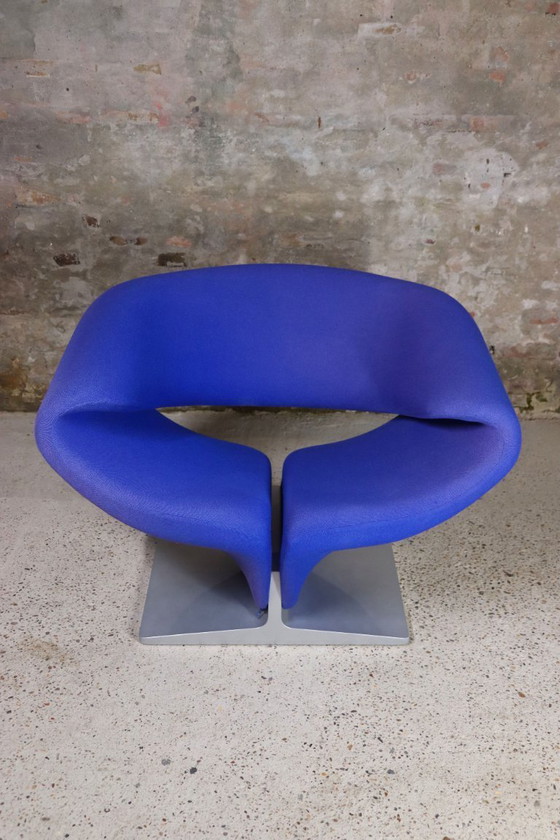 Image 1 of Artifort - F582 - Ribbon Chair + Ottoman - Pierre Paulin - 1990s