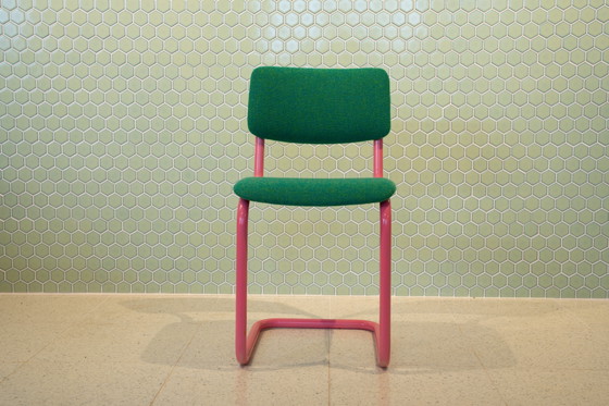 Ahrend de Cirkel redessiné – Chaises de salle à manger, Laine, Métal (photo 2 of 6)