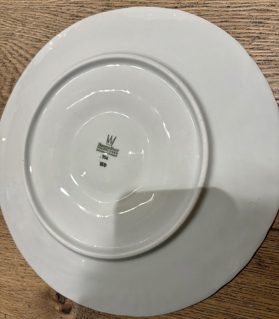 Image 1 of 4 assiettes à huîtres vintage - Bareuther Waldsassen Bavière