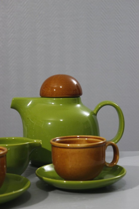 Image 1 of Colombo servizio da caffè vintage in ceramica design Space Age anni '70 Italia