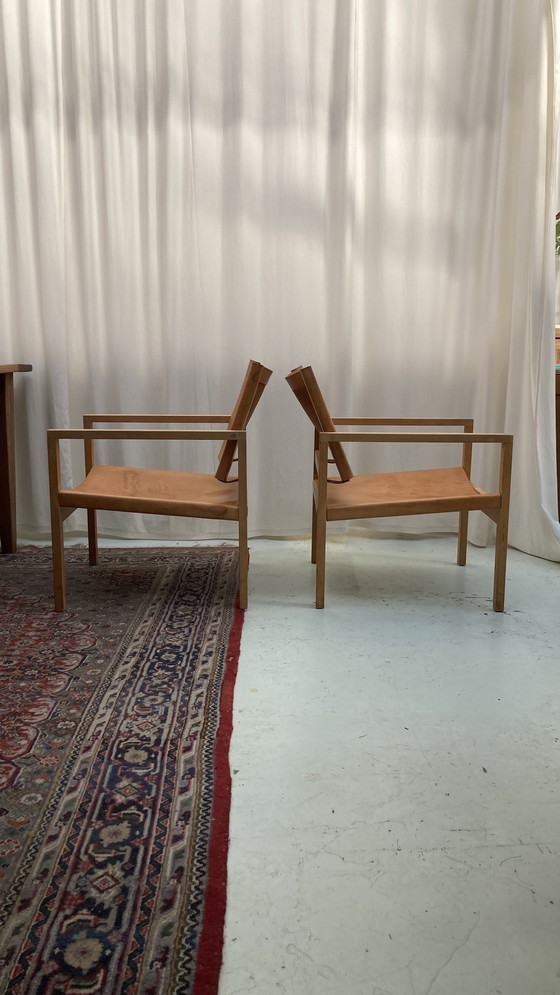 Image 1 of Set van 2 vintage loungestoelen
